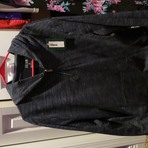 Julian & Mark Mens 1/4 Zip Hoodie - Picture 1 of 3